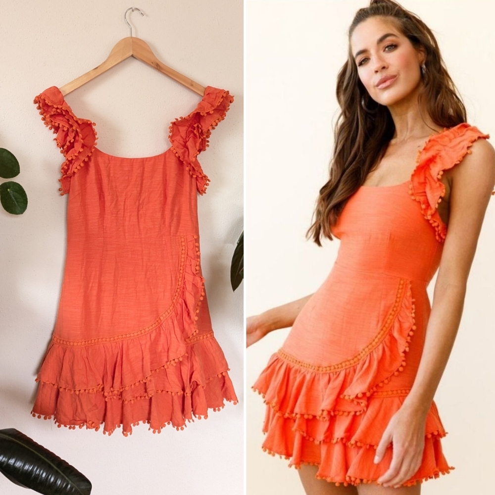 Saints + Secrets | Annie | Ruffled Mini Dress